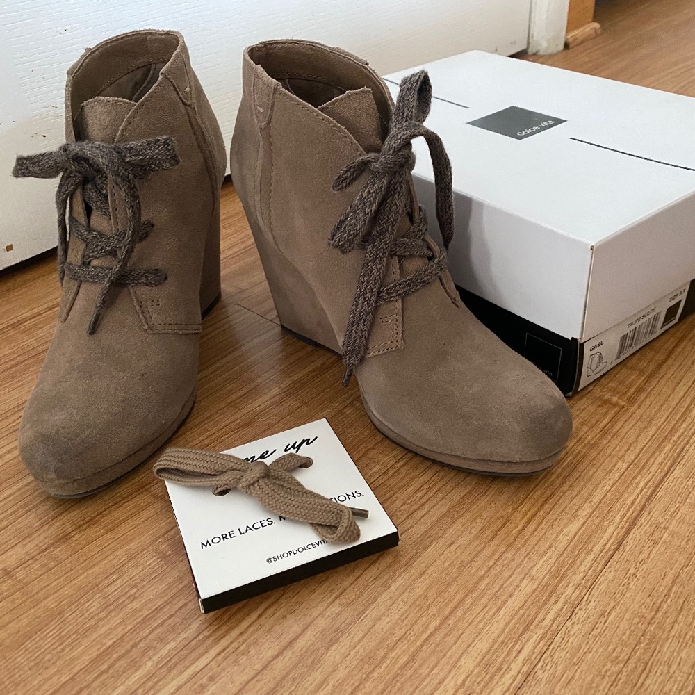 Dolce vida wedge boots